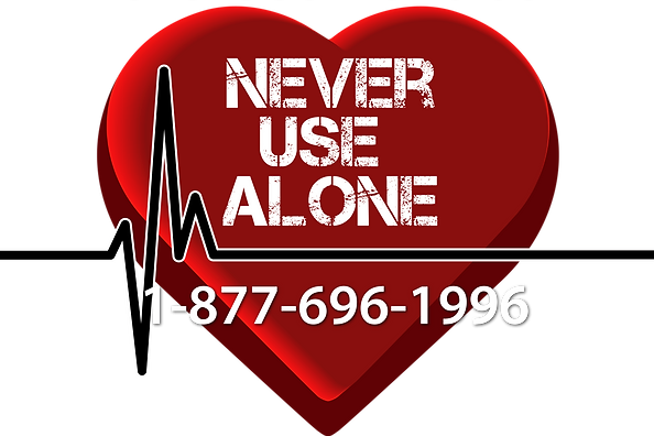 Never Use Alone logo